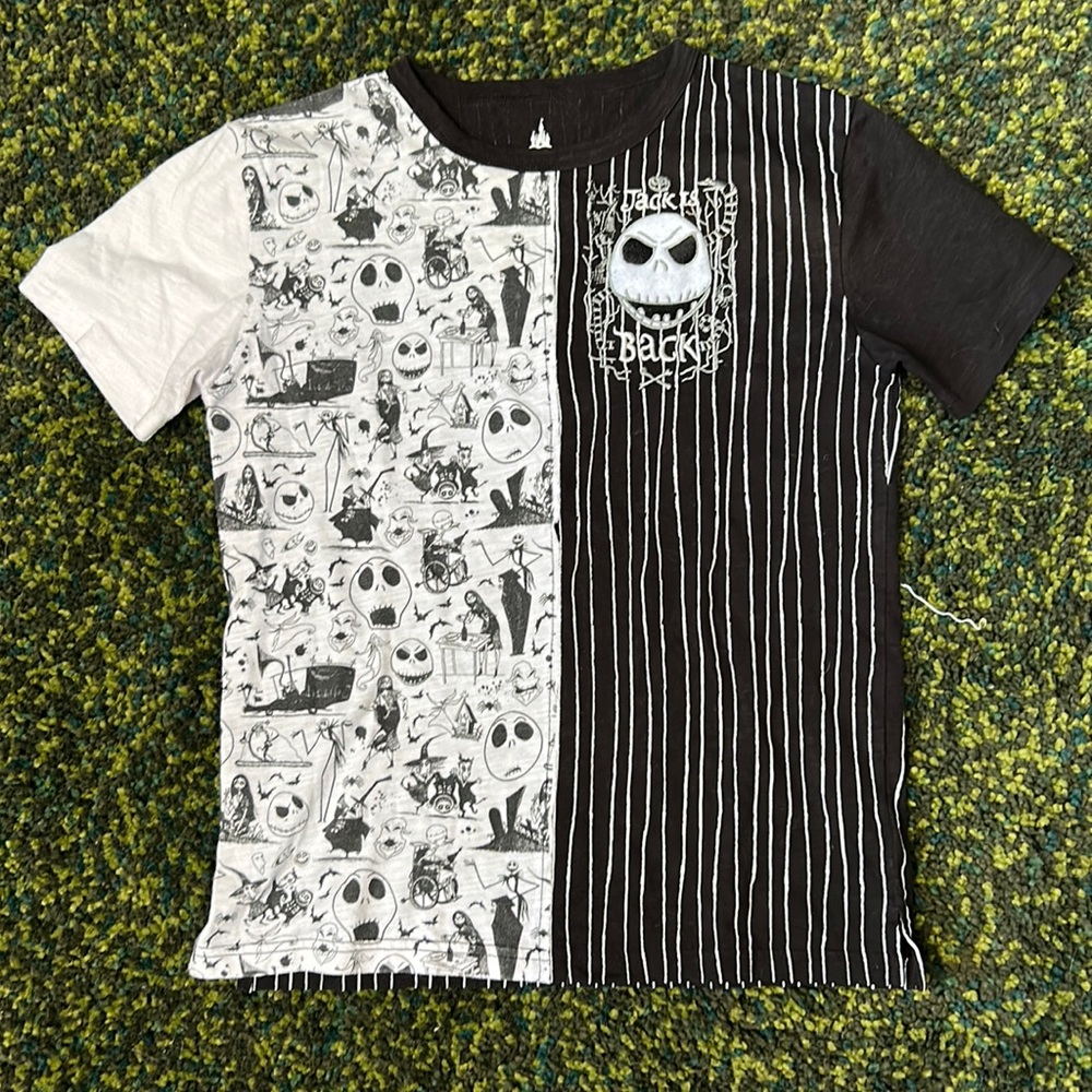 Disney The Nightmare Before Christmas Embroidered Asymmetrical Tee Shirt